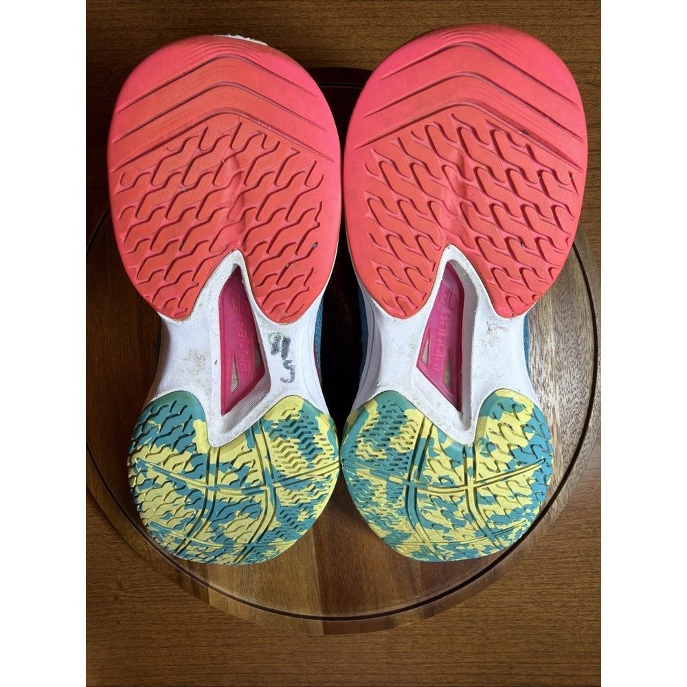 Babolat Jet Mach 2 Women Tennis Pickleball Shoes Blue Pink Michelin US 8 - Picture 12 of 16